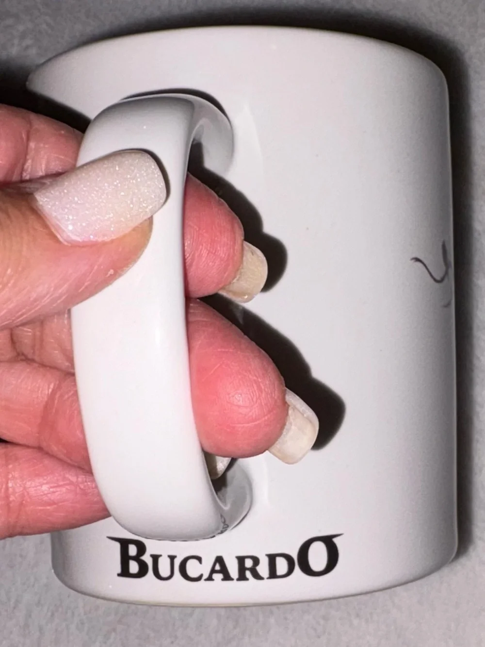 FUNNY Long mustache coffee cup! Keep your mustache out of the coffee NEW